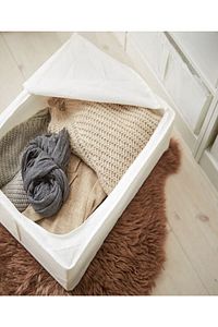IKEA-صندوق تخزين أبيض مقاس 44x55x19 سم من Skubb STD - خردة كلاسيكية 1