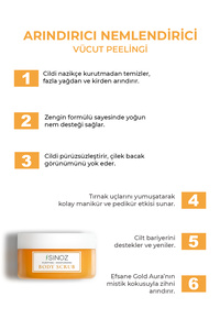 SİNOZ-Tělový peeling Besleyici Arındırıcı Nemlendirici Vücut Peelingi 300 gr 2