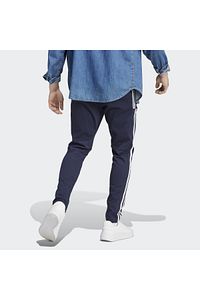 adidas-Navy Blue 3-Striped Men's Essentials Tapered Sweatpants - Ic0045 3
