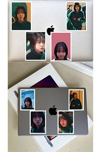 DERİND-8Pcs Sticker Set - Squid Game Player 222 Jun Hee - Yu-Ri for Player 2