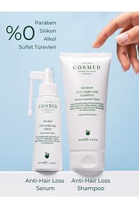 COSMED-Hair Guard - 200 Ml Sulfate-Free and Salt-Free Anti Hair Loss Shampoo 2