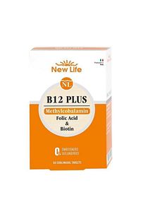 Newlife B12 Plus 60 Tablet Gıda Takviyesi