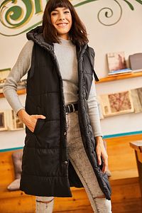 Weste - Schwarz - Puffer