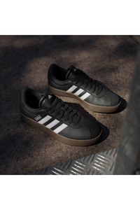 adidas-Vl Court 3.0 Czarno-białe damskie trampki Id8796 4