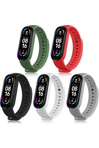 Mi Band 5 Ve 6 Uyumlu A+ Yüksek Kalite Kordon 5 Li Set