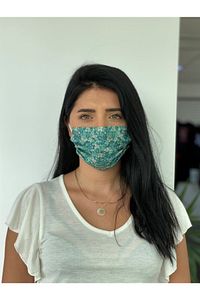 10 Adet Desenli Baskılı 3 Katlı Burun Telli Meltblown Ara Katman Maske