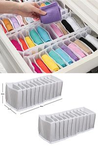 2 Adet 11 Gözlü Medium Çekmece Içi Akordiyon Organizer