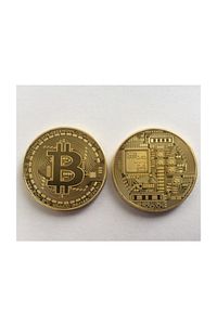 Bitcoin Madeni Para Altın Rengi Hatıra Koleksiyon Değerli Kutulu