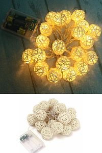 Dekoratif Rattan Model Şerit Led (10'lu)