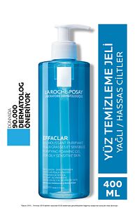 Effaclar Temizleme Jeli Yağlı/Akneye Eğilim Gösteren Ciltler Parlama Karşıtı 400ml 3337872411991