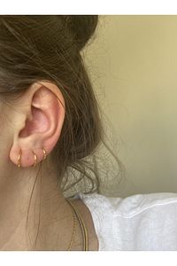 925 Ayar Gümüş Tekli Basic Gold Halka 8 Mm/ 1 Adet