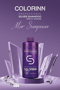 Stardust Silver Mor Şampuan 500 ml