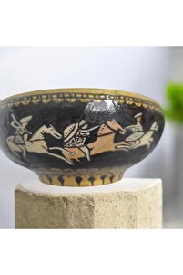 Antik görünümlü ahşap kase 22cm 2