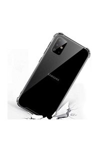 Samsung Galaxy S20 Plus Kılıf Şeffaf Köşe Korumalı+ekran Koruyucu Süper Pet Cam Film