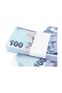 100 Adet Sahte Geçersiz Düğün Parası - 100 Tl
