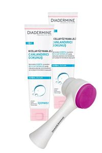 Micellar Yüz Yıkama Jeli Canlandırıcı Dokunuş 150 Ml X 2 Adet + Yüz Temizleme Fırçası