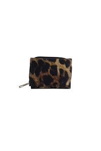 Kadın Beyaz Siyah Leopar Desenli Cüzdan En 9/boy 6cm