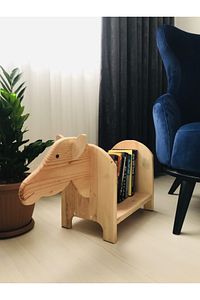 Ahşap Kitaplık Çocuk Odası Kitap Standı