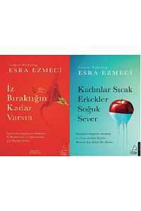 Iz Bıraktığın Kadar Varsın + Kadınlar Sıcak Erkekler Soğuk Sever 2 Kitap Set