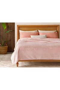 Delicate Super Soft Çift Kişilik Battaniye 200x220 Cm Pembe