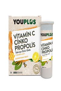 Vitamin C Çinko Propolis 20 Efervesan Tablet