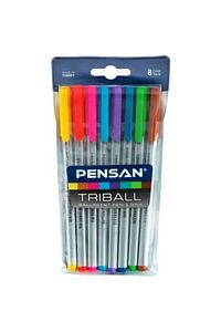 Triball Tükenmez Kalem Renkli 8'li