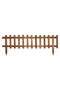 Ahşap Dekoratif Bahçe Çiti 120x30 Yakma/eskitme