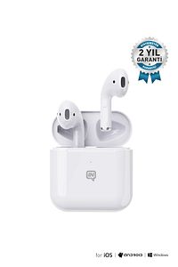 AirPods 2.Nesil Her Telefona Uyumlu Bluetooth Kulaklık, Beyaz