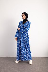 Yandan Bağlamalı Pratik Namaz Elbisesi