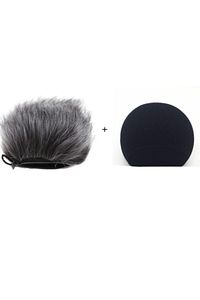 Mimozaavm-Zoom H8 H6 H5 Voice Recording Device Microphone Compatible Feather Windshade And Sponge 1