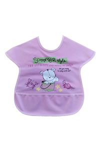 Unisex Bebek Pembe Mama Önlüğü