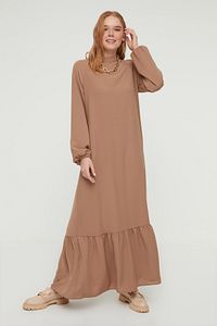 Kleid - Beige - A-Linie