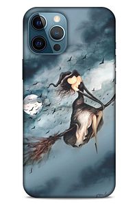 Y.liva-2021 Özel Seri Cadılı Apple Iphone 12 Pro Max Kılıf Silikon Kapak