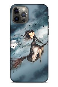Y.liva-2021 Özel Seri Cadılı Apple Iphone 12 Pro Kılıf Silikon Kapak