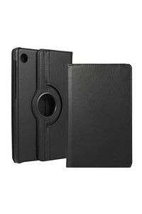 Matepad T10 Kılıf 360°dönebilen Deri Leather New Style Cover Case(siyah)