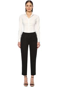 Kadın Slim Fit Siyah Pantolon 1073865