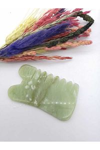 Yeşim Taşı Gua Sha Tarak