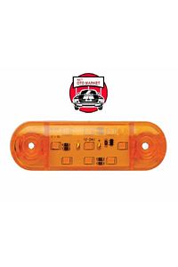 9 Ledli Tombul Parmak Lamba En Uygun Fiyat 12-24 Volt 5 Adet Sarı