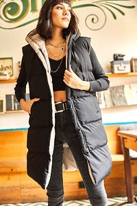 Weste - Schwarz - Puffer