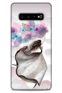Y.liva-2020 (mutlu Peri) Samsung Galaxy S10 Plus Kılıf Silikon Kapak Desenli