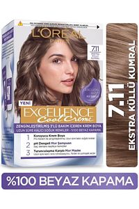 L’oréal Paris Excellence Cool Creme Saç Boyası – 7.11 Ekstra Küllü Kumral