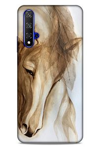 Y.liva-2020 (huzurlu At) Huawei P Smart S Y8p Silikon Kapak Desenli Kılıf
