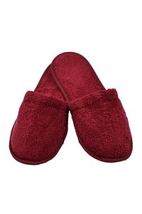 Havlu Ince Taban Evalı Terlık (bordo)