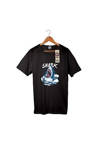 Unisex Siyah Pamuklu White Shark T-shirt Pst2018