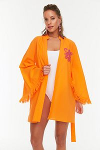 Kimono & Kaftan - Orange - Relaxed Fit