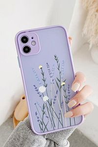 Iphone 11 Lila Hux Soft Lavander Tasarımlı Telefon Kılıfı