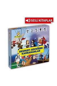 Çocuklara Okumayı Sevdiren Kahramanlar Seti - Aktivite Eğitici Kitap