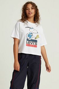 Graphıc Boxy Tee Snoopy Torch Runner Wh