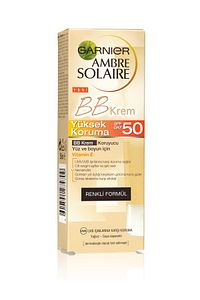 Güneş Koruyuculu BB Krem - Ambre Solaire BB Cream SPF50 50 ml 3600541312654