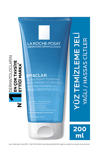 Effaclar Yüz Temizleme Jeli Yağlı/Akneye Eğilim Gösteren Ciltler Parlama Karşıtı 200ml 3337872411083